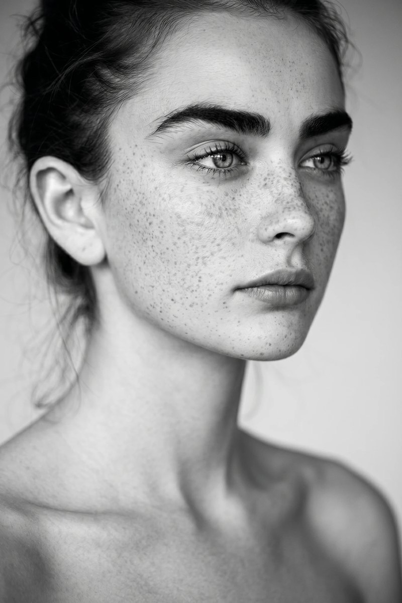 Galbe naturel des pommettes et du visage